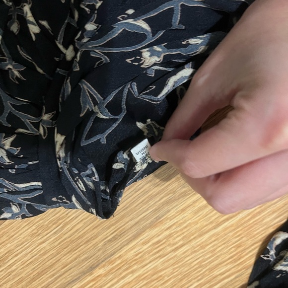 DOEN BRINDILLE DRESS BLACK SCROLL PRINT Size XS - Picture 7 of 12